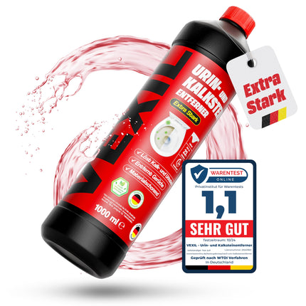 VEXIL® Urine Stone Remover EXTRA STRONG - 1000 ml - effortlessly removes stubborn urine and limescale - Professional toilet cleaner - biodegradable - Urine Stone Remover Made in Germany
