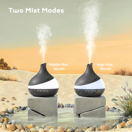 500 ML Aroma Diffuser, Upgrade Diffuser for Large Rooms, Aromatherapy Diffuser with Remote Control 4 Timer Settings 14 Colors LED Automatic Shut-off Function