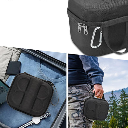 RAIACE Hard Carrying Case Compatible with DJI Neo Fly More Combo and Accessory Bag. - Black