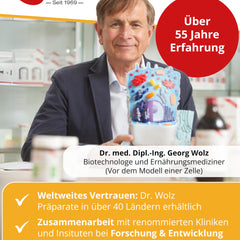 Dr. Wolz Zell Oxygen + Royal Jelly 600 mg, natural enzyme yeast cells, for performance and energy, with fresh organic royal jelly and vitamins, 14 ampoules of 20 ml each