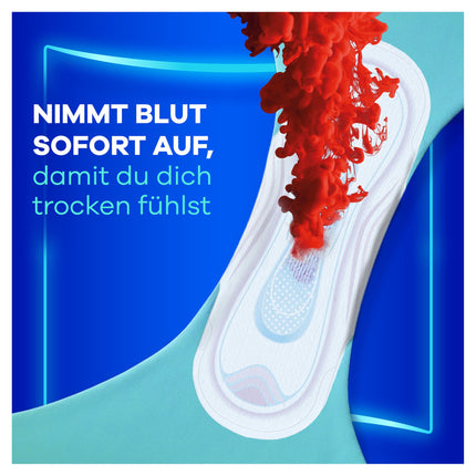 Always Ultra Women's Pads Size 3, Long Plus, 84 sanitary pads with wings (3 x 28 pads), thin and super absorbent, odor-neutralizing and leak-proof