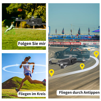 K610 GPS Drone with Camera 4K S0NY IMX SD Card Professional Drone for Adults, 4K RC AIdrones Auto Return Home, under 249g, GPS Drones with Brushless Motor, Follow Me, Point of Interest for Beginners