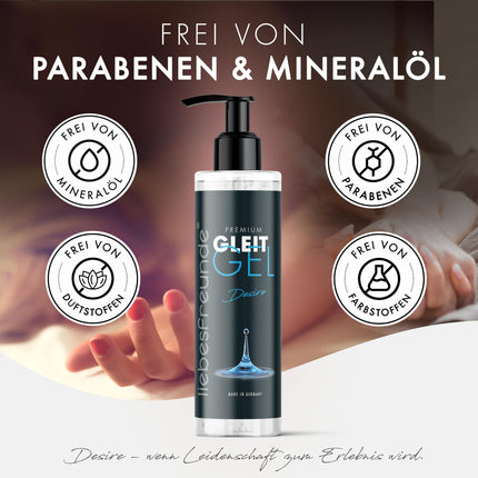Liebesfreunde® Lubricant - extra smooth - Paraben-free lubricant, 250 ml