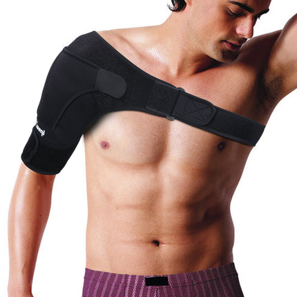 ipow Adjustable Shoulder Support Neoprene Shoulder Brace Strap Shoulder Protector for Sports Injuries Shoulder Pain Relief Unisex Fits Left or Right Shoulder Size M