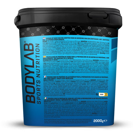Bodylab24 Whey Protein Powder, Vanilla, 2kg