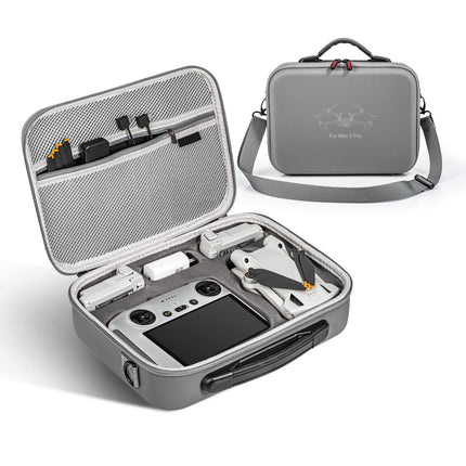 xocome DJI Mini 3 PRO Handbag Crossbody Organizer for DJI Mini 3 Pro Drone Accessories - Portable Hard Handbag (for DJI RC with Screen Remote Controller)