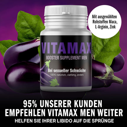 VITAMAX 600mg Macun Complex for active men | Convenient weekly pack
