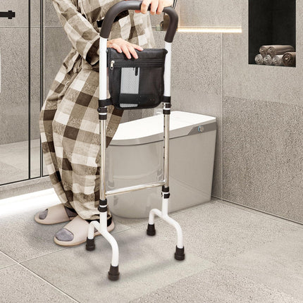 Standing aid for older adults, walking aid for seniors, standing aid for bed, standing aid for toilet, standing aid for sofa for seniors, height adjustable, standing aids with motion light, load capacity 136 kg