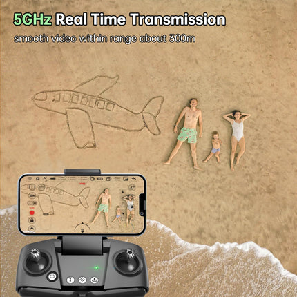 Loolinn | Drone with 4K camera as a gift for adults and children over 12 years - Under 250g, 4K photos, 2K videos, intelligent GPS return flight, certified C0 certificate (gift idea)