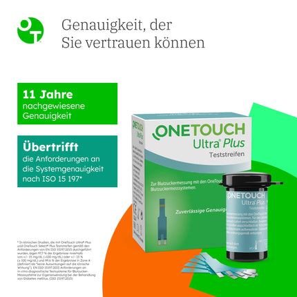 OneTouch Ultra® Plus blood glucose test strips I 50 strips I 1 pack I for blood glucose measurement in diabetes (sugar disease)