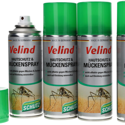 Velind Skin Protection and Mosquito Repellent 4-pack (4 x 200 ml)