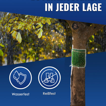 PIC glue rings for fruit trees self-adhesive - 5 meter glue ring, trunk protection for fruit trees - tree protection, tree glue ring, caterpillar glue for fruit trees as a ring, tree trunk protection