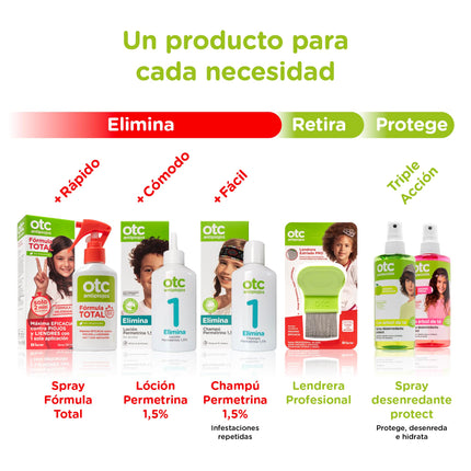 Otc Antipiojos 1 Locion +Cham Permetrina