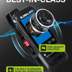 2-Pack Global Walkie Talkies with SIM Cards - Handheld PoC Two Way Radios Unlimited Range - Rechargeable PTT Push to Talk Over Cellular Radio Long Range (G0)