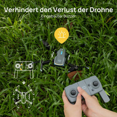 Ameta Drone with 4K Camera for Adults, S20 Lite FPV Drone for Beginners, RC Quadcopter with Brushless Motor, 36 min Flight Time, Altitude Hold, Circle Flight, Gift Toy for Kids (165 g)