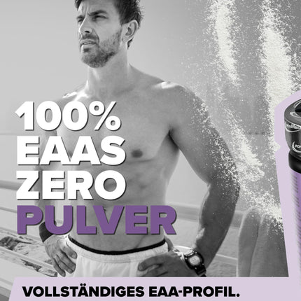 100% EAAs Zero Wildberry 500g - High-dose EAAs powder, vegan and sugar-free, 8 essential amino acids to supplement your sports nutrition