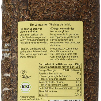 Alnatura Organic Flaxseed, 500g
