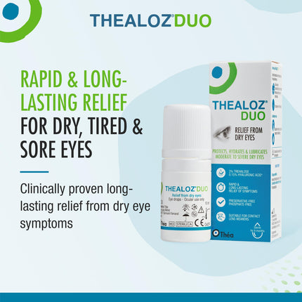 Thealoz Duo eye drops, 10 ml solution