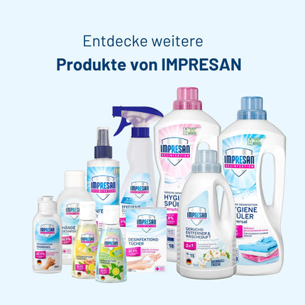 IMPRESAN Disinfectant Hand Gel Mint-Bergamot Limited Edition | Hand disinfectant in a practical travel size | 55 ml