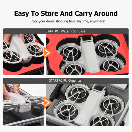 STARTRC 3-IN-1 for DJI Neo Accessories, Neo Gimbal Bumper Guard + Gimbal Cover + Landing gear Battery protector for DJI Neo Drone Protection