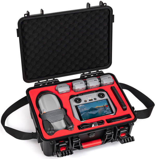 STARTRC Air 3S Carrying Case, Waterproof Hard Case for DJI Air 3S Fly More Combo, Compatible with DJI Air 3S Accessories, RC 2/RC/RC-N3/N2 Controller, Charging Station