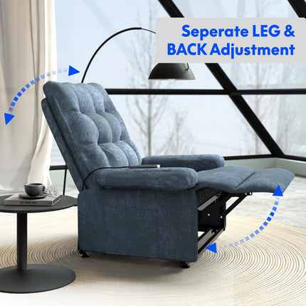 FLEXISPOT Recliner Chair, Riser Chair with 3 Motors, Electric Sleeper Chair in the Bedroom, Recliner Chair with Stand-Up Aid, Senior Chair in the Living Room (Gray)
