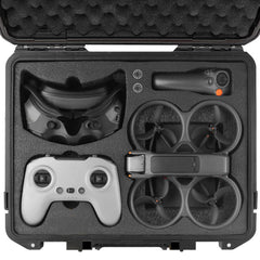 REYGEAK Drone Case for DJI Avata 2 I Compact I Two-Layer I Waterproof - Carrying Case for DJI Avata 2 Fly More Combo Kit, Drone Case Bag Accessories for Car and Backpacking