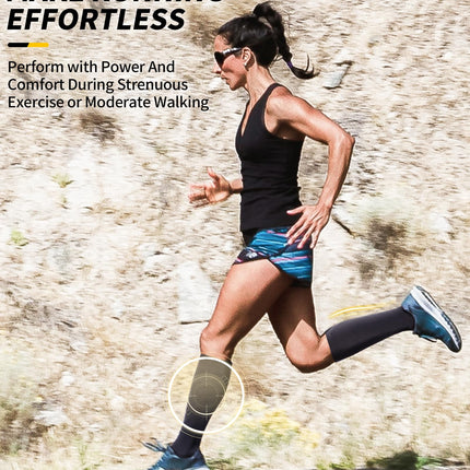 CAMBIVO compression stockings for women and men, 3 pairs, support stockings, compression socks, compression socks, thrombosis stockings for recovery, running, travel, skiing, pregnancy, everyday use