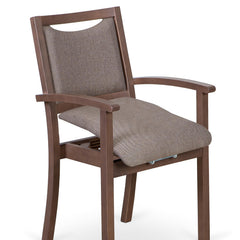 2liftu Classic Riser Chair | Riser Chair | Senior Chair (Natural Beech/Grey)