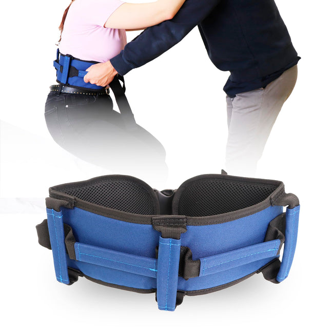 PEPE Mobility - Transfer belt with 7 handles, transfer aid bed wheelchair, lifting aid for people with limited mobility (1 piece)