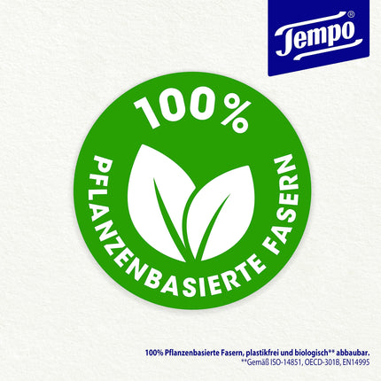 Tempo Moist Toilet Wipes "Gentle &amp; Caring" - Megapack - 16 packs with 42 wipes each - Duo Packs - with natural chamomile - Toilet paper, dermatologically tested &amp; pH skin-neutral