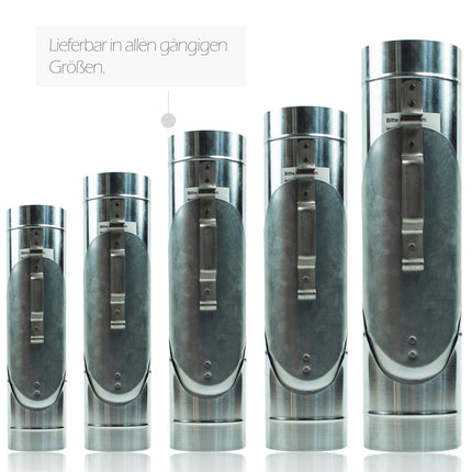 Frank Bauelemente zinc downpipe flap 100 mm with stainless steel sieve - titanium zinc downpipe flap as rainwater collector, easy installation thanks to conical shape and precise transition