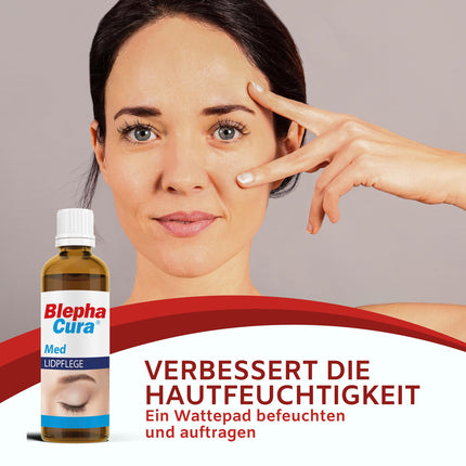 BlephaCura Lid Hygiene, liposomal suspension for the relief of eyelid inflammation and for daily eyelid care, 70 ml solution