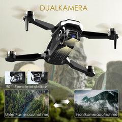 Rugged Brushless Motor Drone with Camera for Beginners, CHUBORY A68 WiFi FPV Quadcopter with 2K HD Camera, Auto Hover, 3D Flips, Headless Mode, Trajectory Flight, 2 Batteries