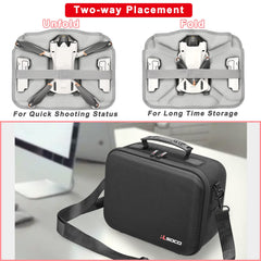 RLSOCO Carrying Case for DJI Mini 3/DJI Mini 3 Pro - fits Mini 3/Mini 3 Pro accessories: RC-N1/RC Controller, Batteries, Charger, Propeller (Allows unfolding and folding)