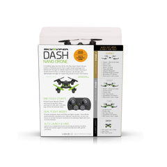 Sky Viper Dash Nano Drone Black/Green, 2 x 2 x 0.7 inches