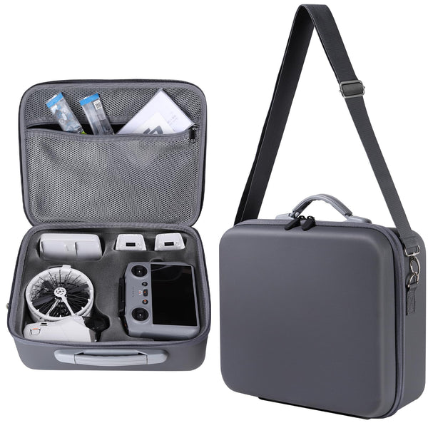 Bag for DJI Flip – Protective hard-shell carrying case with storage pocket for DJI Flip Fly More Combo, plenty of storage space to fit all DJI Flip drone accessories