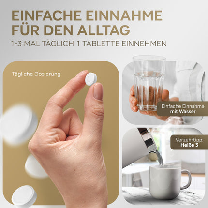 Senagold Schuessler Salt No. 3 - Ferrum phosphoricum D12 Tablets - gluten-free (400 tablets)