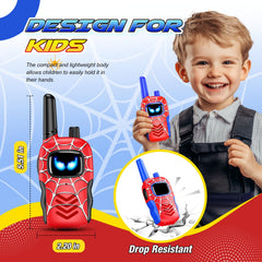 Toyokid Walkie Talkie Children, Spider Toy from 3 4 5 6 7 8 9 10 Years Gift Boy Girl 3-12 Years Easter Gifts Children Walkie Talkie Outdoor Toy Radio Toys Games for Boys