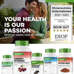 Potassium - 365 capsules with 800 mg elemental potassium (from potassium citrate) per daily dose - vegan, high dosage, no additives