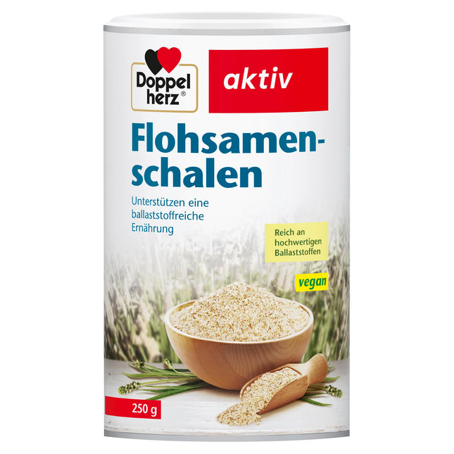 Doppelherz Psyllium Husks - To support a high-fiber and healthy diet - tasteless - 250 g