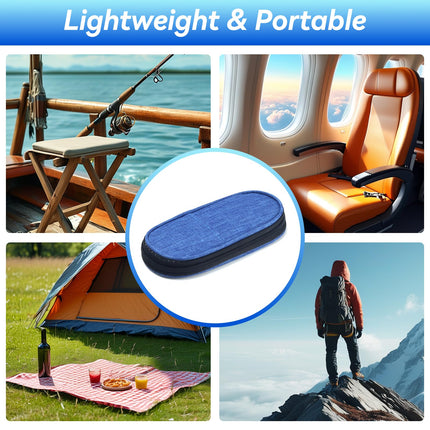roargy Portable Medication Cooler Bag, Diabetic Insulin Carrying Case with 2 Ice Packs, Blue, Diabetic Cooler Bag