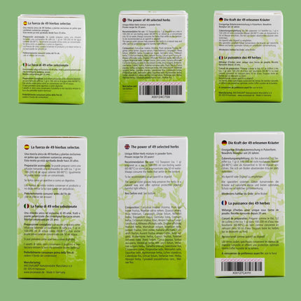 ANCENASAN herbal Premium Bitter Herbs Powder 120g - Traditional herbal blend of 49 selected herbs and spices - Rich in natural bitter substances - Vegan, Gluten-free, Made in Germany