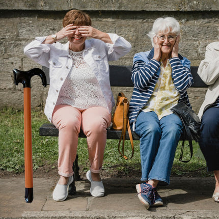 Inflatable rollator, inflatable walking stick, inflatable walking stick, inflatable walking aid the perfect set for your costume as grandma or grandpa for carnival or as a gag for birthday