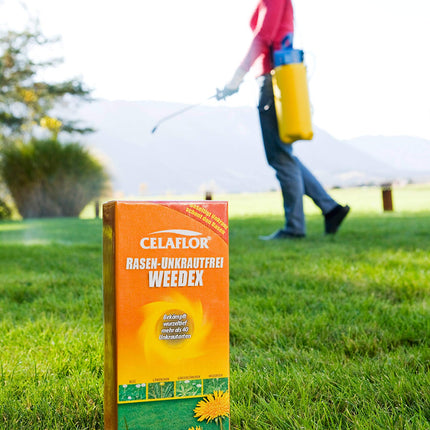 Celaflor Lawn Weed Free Weedex, weed killer for controlling weeds in lawns, 400ml concentrate