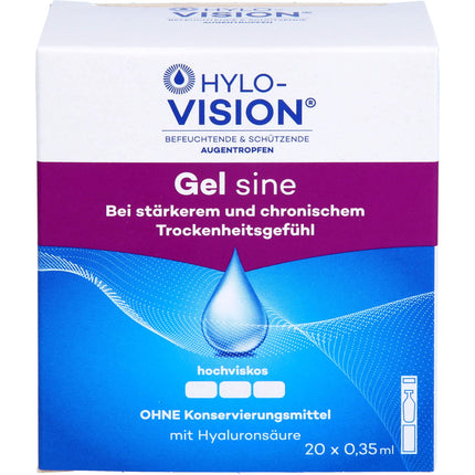 HYLO-VISION Gel single-dose pipettes 20 x 0.35 ml