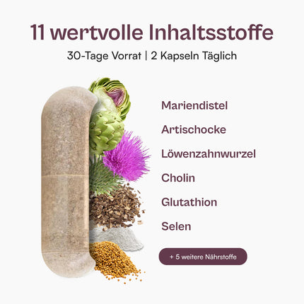 monapure the Transformer Thyroid &amp; Liver Complex with Milk Thistle, Artichoke, Choline, Glutathione, Selenium, NAC + other amino acids - 60 capsules high dosage &amp; vegan