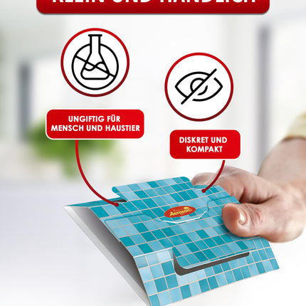 Aeroxon Silverfish Trap 10-Pack – Highly Effective Sticky Silverfish Traps, Insecticide-Free Paper Fish Trap, Long-Lasting Protection