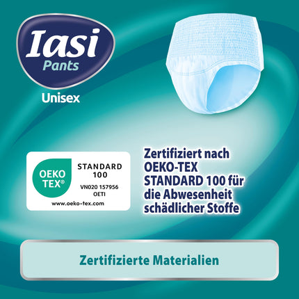 IASI Unisex High Protection Pants, 10 Disposable Pants Size XXL, EXTRA Absorbency, 10 Pieces