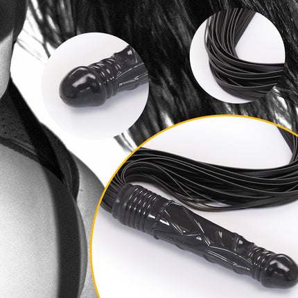 YUZHO SM Leather Whip Flogger Anal Dildo Erotic Paddle Lesbian Leather Whip Seduction of the Fetish BDSM Erotic Whips Flogger Whip for slaves